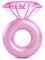 Inflatable Diamond Ring Pool Float - Engagement Ring Bachelorette Party Float Stagette Decorations Swimming Tube Floaty Outdoor Water Lounge Floats for Adults